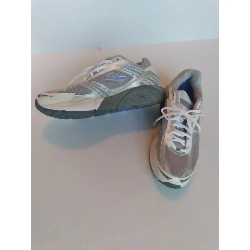 Athletic Running Shoes Mesh Breathable Training Sneakers Grey‎ & White